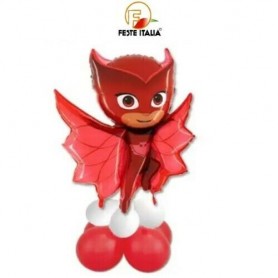 Palloncini Centro tavola Gufetta Pj Masks Super Pigiamini