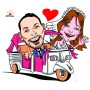 caricaturista  ritrattista matrimoni palermo
