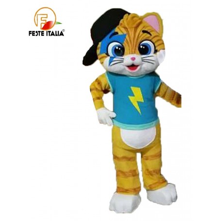 Affitto Noleggio Mascotte Costume Lampo 44 gatti Compleanni a tema 44 gatti, Feste a Tema 44 gatti