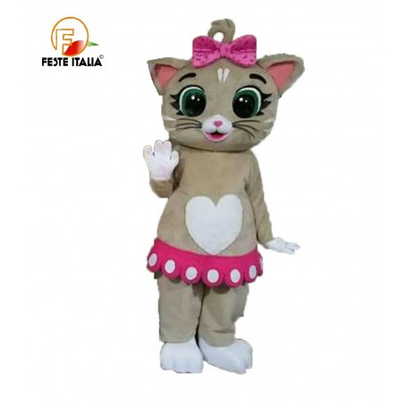 Noleggio  Mascotte Costume Pilou 44 gatti Compleanni 44 gatti, Feste a Tema 44 gatti