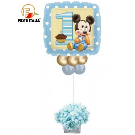 CENTROTAVOLA FLOREALE 1 ANNO TOPOLINO BABY DISNEY