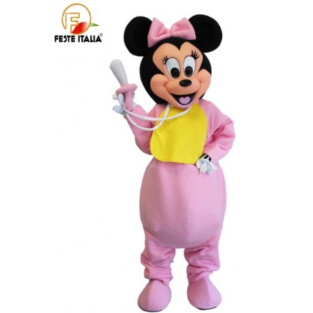 mascotte baby minnie costume baby minnie festa baby  shower  noleggio costumi baby shower torino