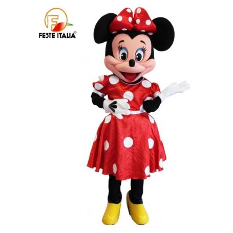 Affitto Noleggio Mascotte Costume Minnie festa minnie Compleanno Minnie