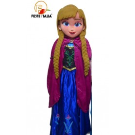 Affitto Noleggio Mascotte Costume Principessa  Anna Frozen
