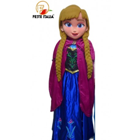 Affitto Noleggio Mascotte Costume Principessa  Anna Frozen