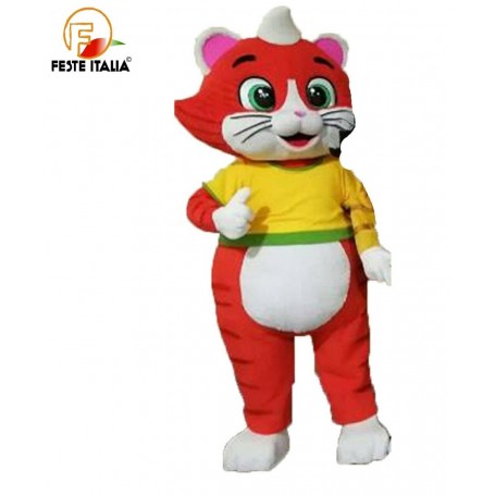 Noleggio  Mascotte Costume Polpetta 44 gatti Milano festa a tema 44 Milano complenno a tmea 44 Milano