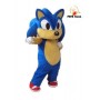 Noleggio Mascotte Costume Sonic Milano festa tema Sonic Milano