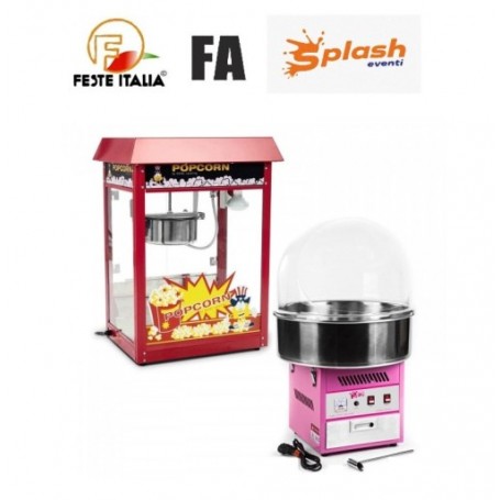 Affitto noleggio Carretto popcorn  zucchero filato Milano macchina pocorn zucchero filato milano