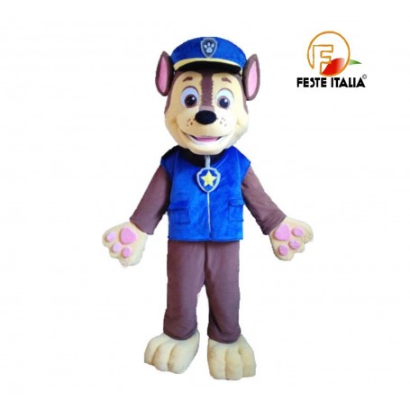 Affitto Noleggio Mascotte Costume  Chase Paw Patrol Novara