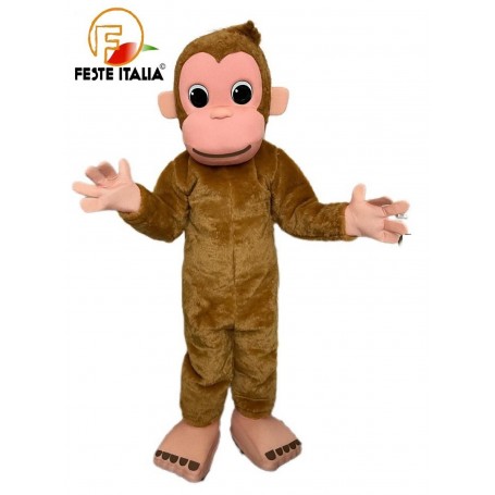 Affitto Noleggio Mascotte Costume George Curious Curioso come George