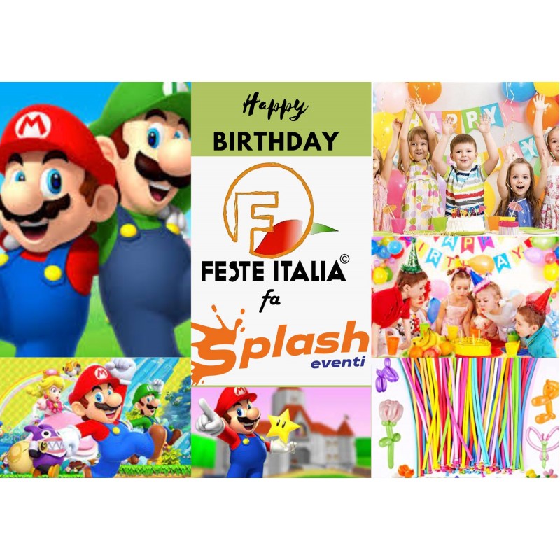 Festa a tema Super Mario Milano Compleanno a tema Super Mario Milano