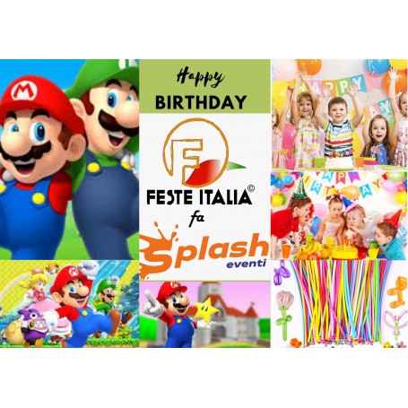 Festa a tema Super Mario Milano Compleanno a tema  Super Mario Milano