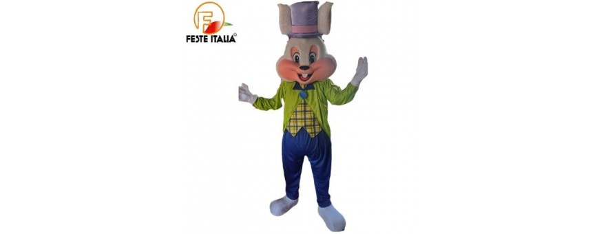 Affitto Noleggio Mascotte Costume Coniglio Pasquale