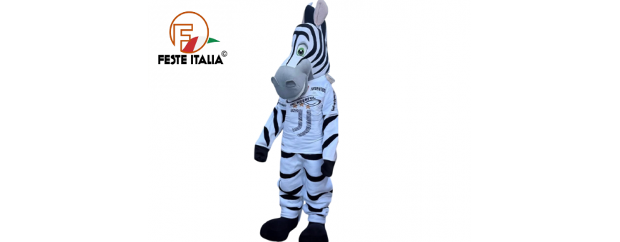Affitto Noleggio Mascotte Costume Zebra