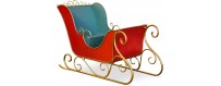 Noleggio Slitta di Babbo Natale per Eventi e Villaggi Natalizi