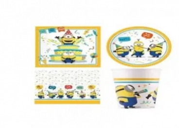 Coordinato tavola a tema Minions