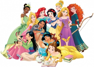 Elenco Mascotte Principesse Disney 