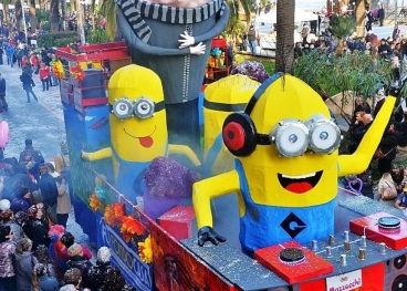 Carro Carnevale a Tema Minions 