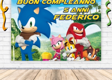 Banner a tema Sonic