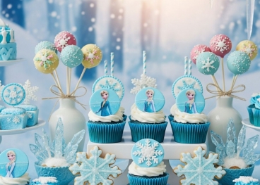 Idee per un Sweet Table Frozen Dolci Scenografici e Facili da Realizzare