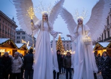 Trampolieri Angeli Bianchi