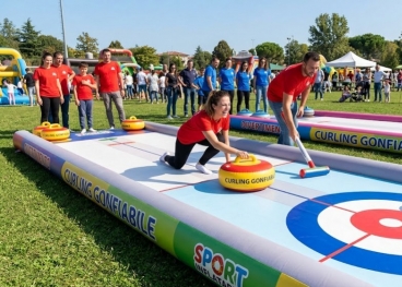 Gonfiabile Curling per Feste Parrocchiali
