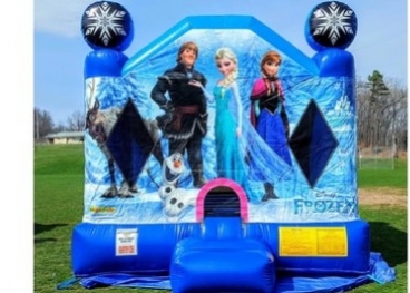 Gonfiabile a tema Frozen